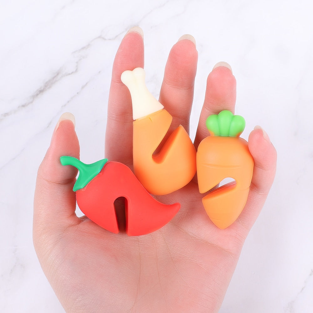 Silicone Pot Lid Holder and Spill Stopper - Heat- Resistant Kitchen Gadget