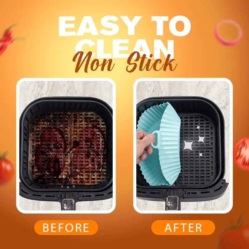 Silicone Baking Tray Mat and Air Fryer Rest - Essential Kitchen Tools for Cooking and Baking
