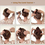 Women's Creative Hair Accessories - Comb Elastic Rope Disc Clip for Fashionable Headwear