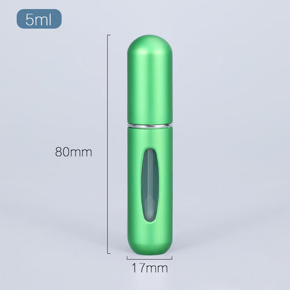 5/8ml Portable Mini Refillable Perfume Atomizer - Travel-size Aluminum Spray Bottle for Perfume