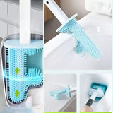 Efficient Toilet Cleaning with No Dead Angle Sanitary Brush Head - The New Toilet Cleaning Brush - Home Accessories