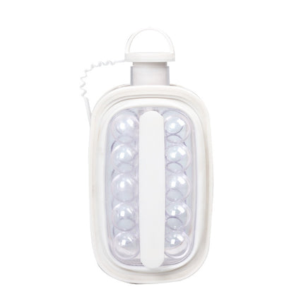 Creative Ice Hockey Ice Ball Maker - Portable Ice Maker in Bottle Shape with Unique Bubble Ice Cube Molds