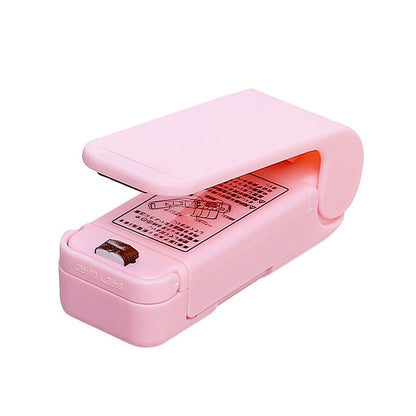 Mini Heat Bag Sealing Machine, Package Sealer Bags Thermal Plastic Food, Bag Closure Portable Sealer Packing, Kitchen Accessories