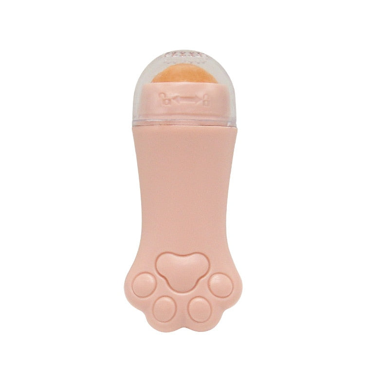 Portable Volcanic Roller Stone for Face Oil Absorption and Removal - Mini T-Zone Oil Remover and Skin Care Tool