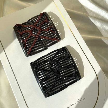 Women's Creative Hair Accessories - Comb Elastic Rope Disc Clip for Fashionable Headwear