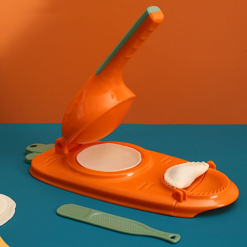 Dumplings Maker Dough Pressing Tool Manual Wrapper Making Plastic Mold Dumpling Skin Artifact Dough Press Kitchen Accessories