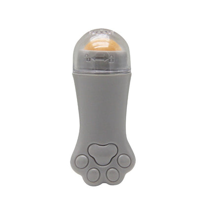 Portable Volcanic Roller Stone for Face Oil Absorption and Removal - Mini T-Zone Oil Remover and Skin Care Tool