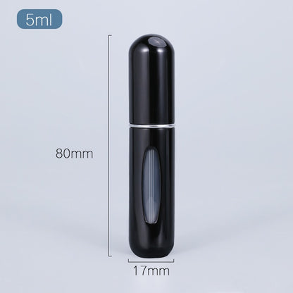 5/8ml Portable Mini Refillable Perfume Atomizer - Travel-size Aluminum Spray Bottle for Perfume
