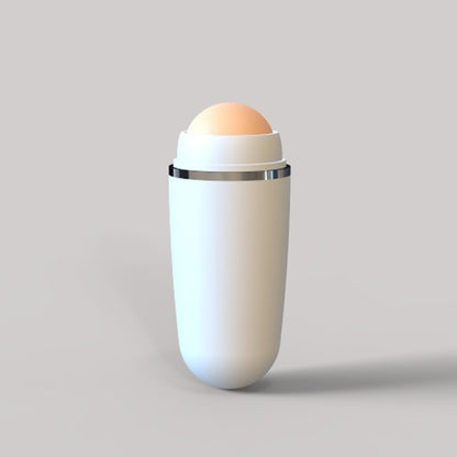 Portable Volcanic Roller Stone for Face Oil Absorption and Removal - Mini T-Zone Oil Remover and Skin Care Tool