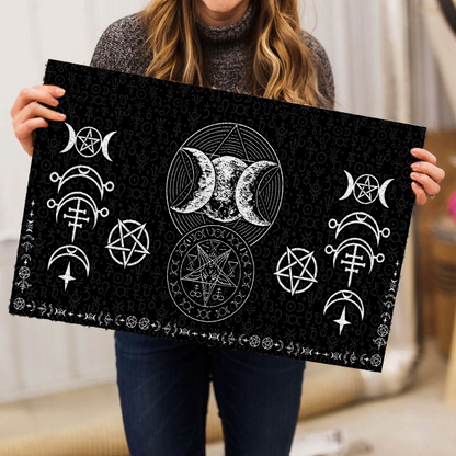 Triple Moon Doormat