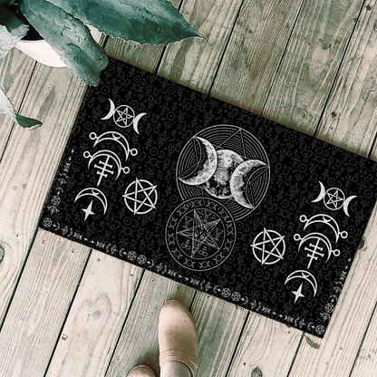 Triple Moon Doormat