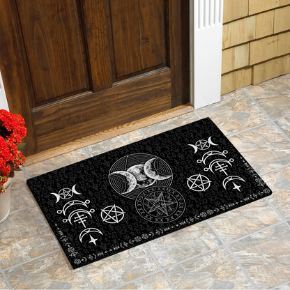 Triple Moon Doormat