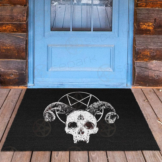 Satan Goat Head SED-0316 Door Mat