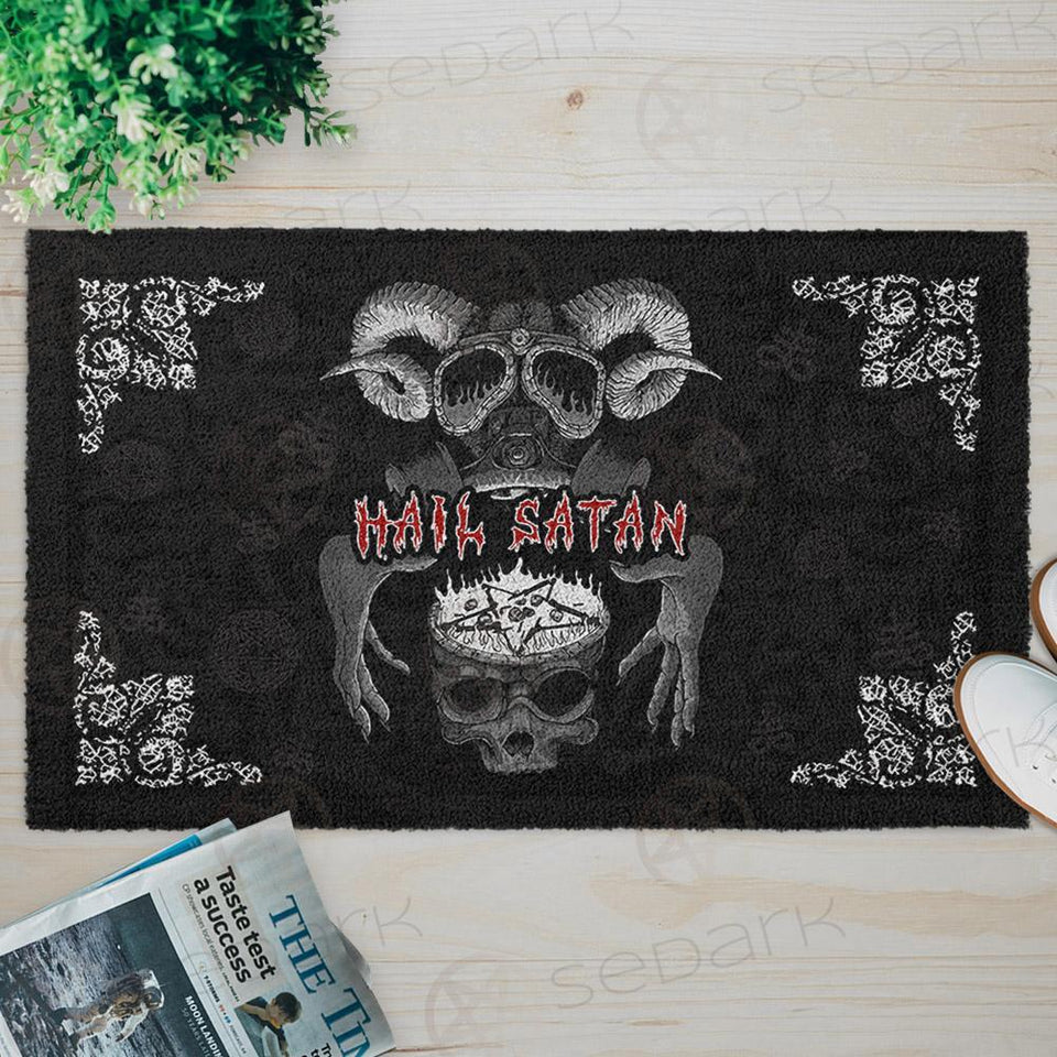 Hail Satan SED-0318 Door Mat