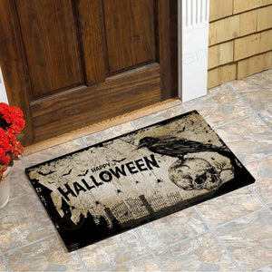 Satan Happy Halloween Door Mat