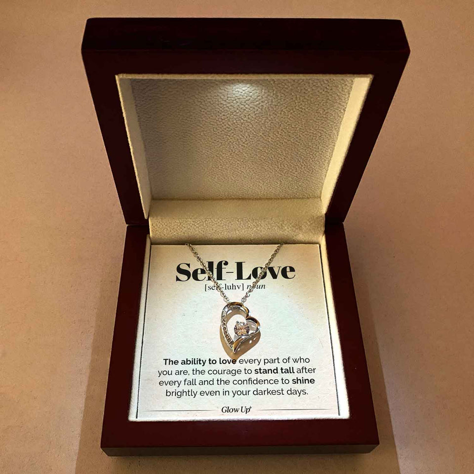 Forever Love Necklace - Self Love - Stand Tall - Forever Love Necklace Gift For Wife For Mom Gift For