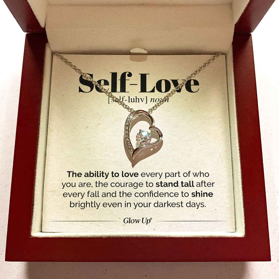 Forever Love Necklace - Self Love - Stand Tall - Forever Love Necklace Gift For Wife For Mom Gift For