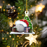 Golf Christmas Car Ornament - Gift for Golfer