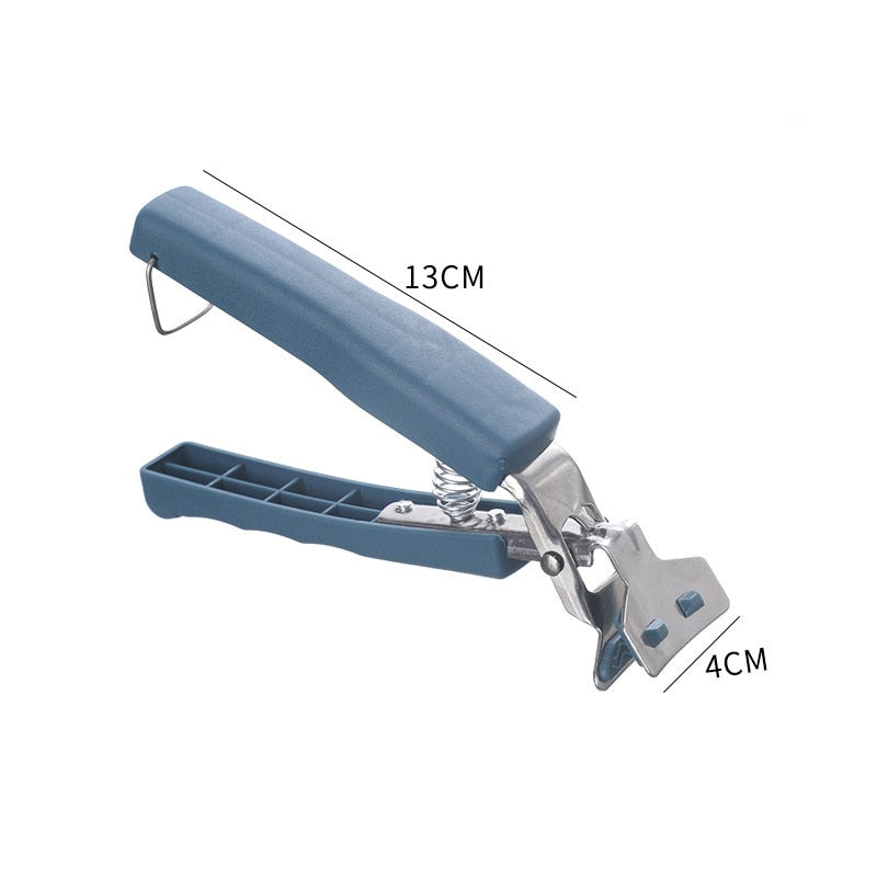 Stainless Steel Hot Bowl Dish Plate Gripper Clips - Clamp for Moving Hot Plate or Bowls with Food Out from Microwave Oven Kitchen Tools