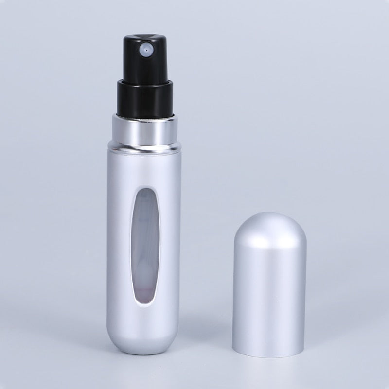 5/8ml Portable Mini Refillable Perfume Atomizer - Travel-size Aluminum Spray Bottle for Perfume