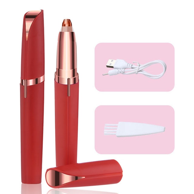 Efficient Women's Electric Eyebrow Trimmer - Safe Hair Removal  - Shaver for Eyebrows