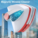 Double-Sided Magnetic Glass Window Cleaner with Automatic Water Discharge - Efficient Window Brush for Household Cleaning