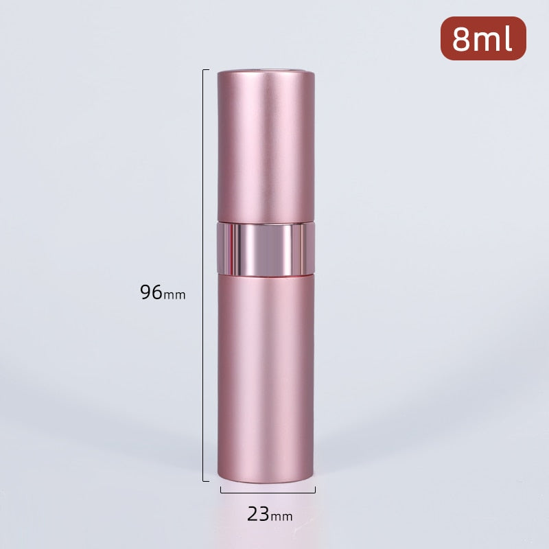 5/8ml Portable Mini Refillable Perfume Atomizer - Travel-size Aluminum Spray Bottle for Perfume