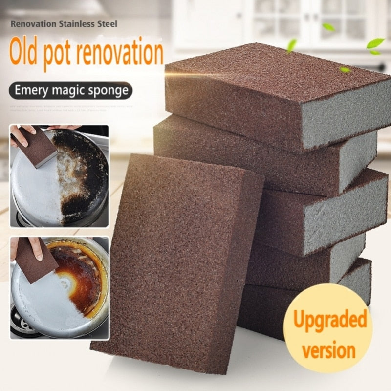 Magic Sponge Nano Eraser Rust Remover Brush Dish Pot Cleaning Emery Descaling Clean Rub Pots Kitchen Tools Gadgets Accessories