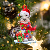 Godmerch- Ornament- Schnauzer1 Christmas Shape Ornament, Happy Christmas Ornament, Car Ornament