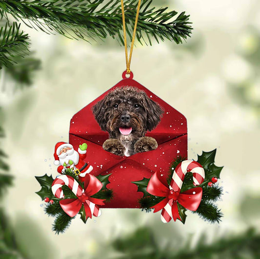 Schnoodle Christmas Letter Ornament Dog Christmas Decoration