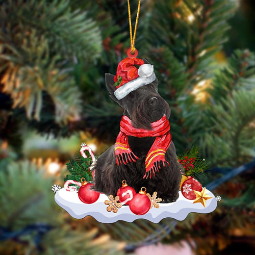 Godmerch- Ornament- Scottish Terrier-Better Christmas Hanging Ornament, Happy Christmas Ornament, Car Ornament