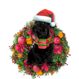 Godmerch- Ornament- Scottish Terrier Christmas Ornament, Happy Christmas Ornament, Car Ornament