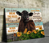 COW WALL ART - BREAK THE RULES Matte Canvas