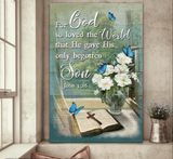 Jesus He Gave His Only Begotten Son - Matte Canvas