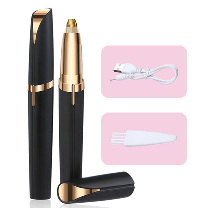 Efficient Women's Electric Eyebrow Trimmer - Safe Hair Removal  - Shaver for Eyebrows