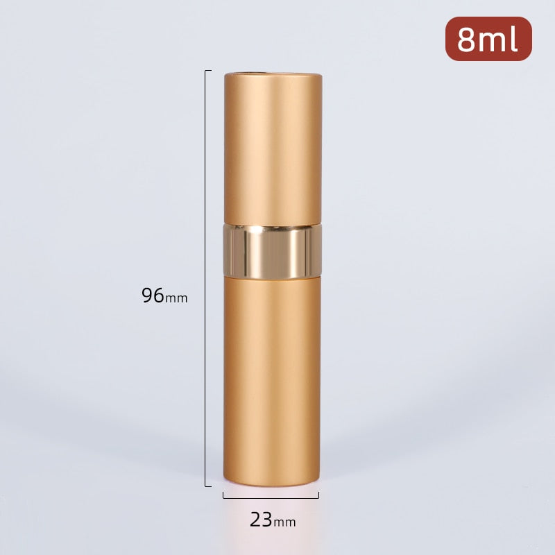 5/8ml Portable Mini Refillable Perfume Atomizer - Travel-size Aluminum Spray Bottle for Perfume