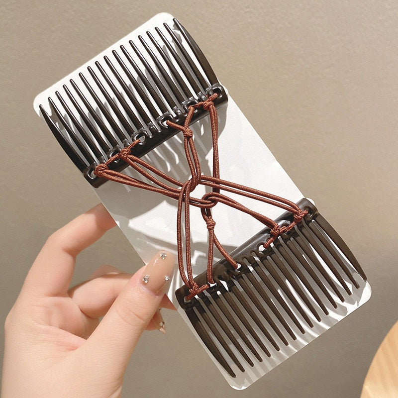 Women's Creative Hair Accessories - Comb Elastic Rope Disc Clip for Fashionable Headwear