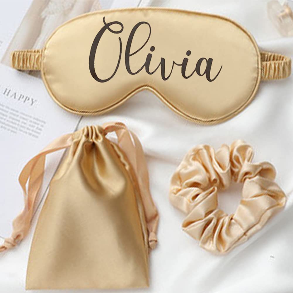 Customized Eye Masks - Personalized Sleeping Masks - Customized Satin Eye Masks