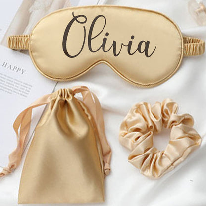 Customized Eye Masks - Personalized Sleeping Masks - Customized Satin Eye Masks