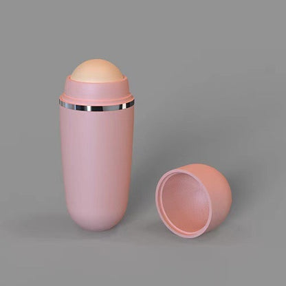 Portable Volcanic Roller Stone for Face Oil Absorption and Removal - Mini T-Zone Oil Remover and Skin Care Tool