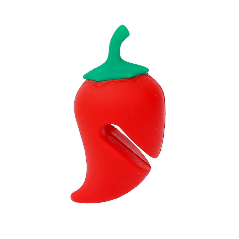 Silicone Pot Lid Holder and Spill Stopper - Heat- Resistant Kitchen Gadget