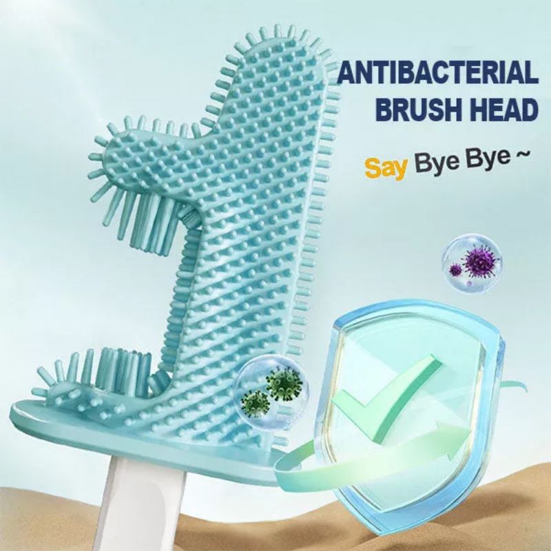 Efficient Toilet Cleaning with No Dead Angle Sanitary Brush Head - The New Toilet Cleaning Brush - Home Accessories