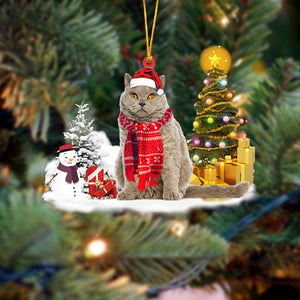 Godmerch- Ornament- Selkirk Rex Cat Christmas Ornament Dog Ornament, Car Ornament, Christmas Ornament