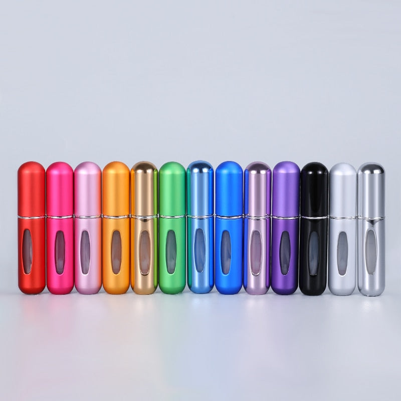 5/8ml Portable Mini Refillable Perfume Atomizer - Travel-size Aluminum Spray Bottle for Perfume