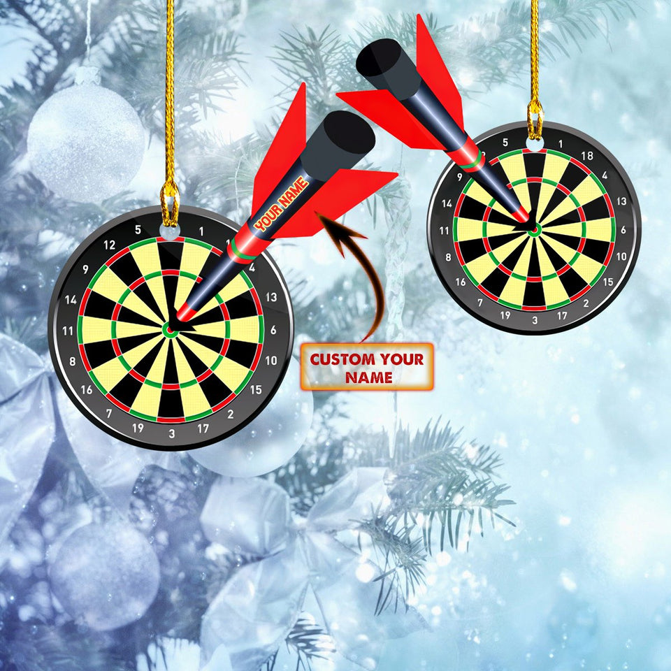 Custom Name Dart Ornament Dart Gift Car Ornament