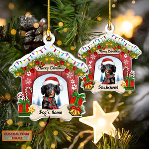 Dachshund's House Car Ornament