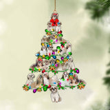 Godmerch- Ornament- Shih Tzu-Christmas Tree Lights-Two Sided Ornament, Happy Christmas Ornament, Car Ornament