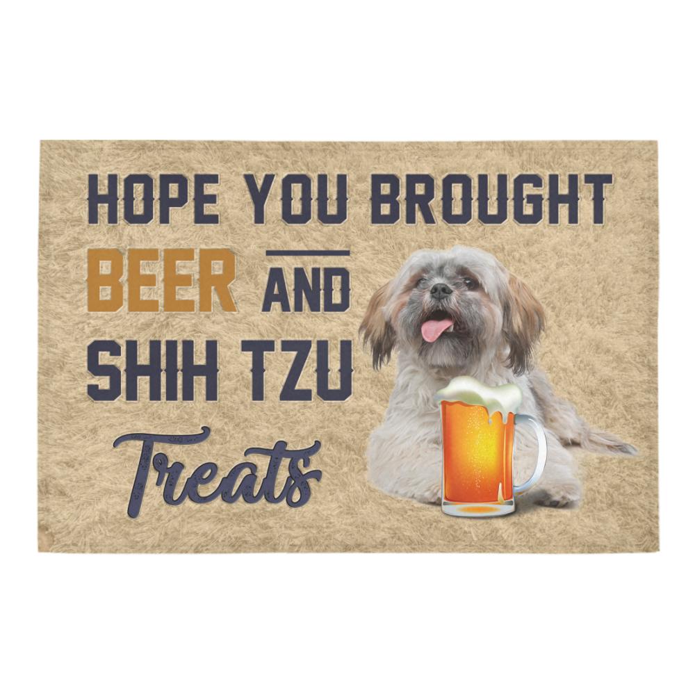 Shih Tzu Beer Doormat