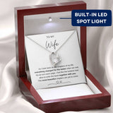 To My Wife Forever Love Necklace Beautiful Chapters