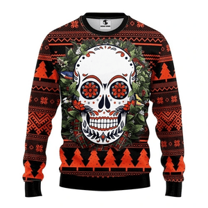 Skull Ugly Christmas Sweater 